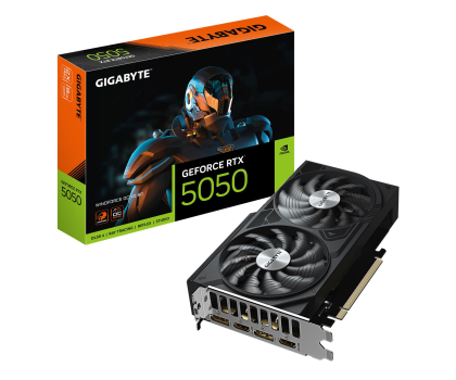 Karta graficzna Gigabyte GeForce RTX 5050 Windforce OC V2 8GB GDDR6 DLSS4